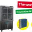 Air Cooling by Evaporation Of Water (Evaporative Air Cooler)