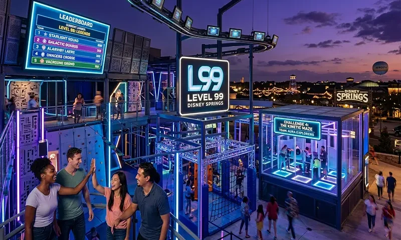 Level 99 Disney Springs: The Ultimate Guide to Interactive Obstacle Courses and Challenge Rooms