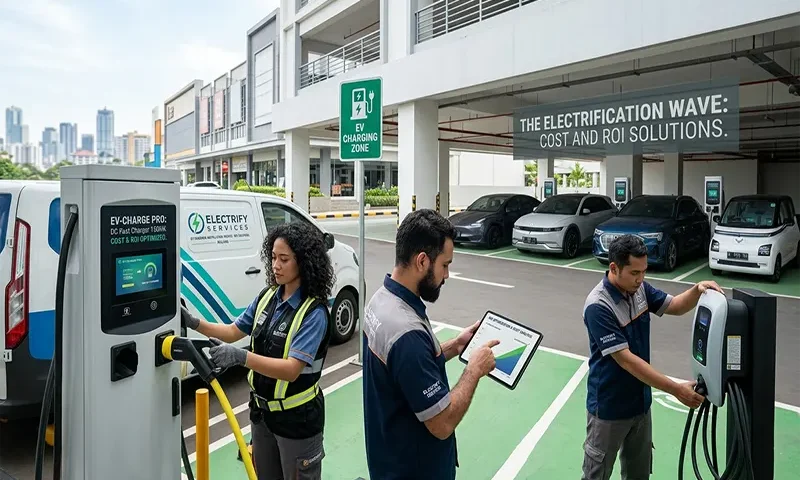 The Electrification Wave: Cost and ROI of an EV Charging Installation Service